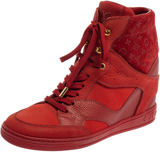 louis vuitton millenium wedge sneaker