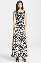 Thumbnail for your product : Tracy Reese Graphic Print Cross Back Maxi Dress