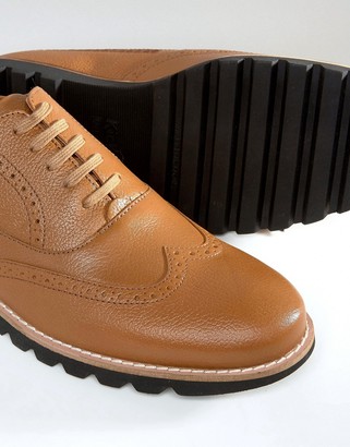 Kickers Kymbo Leather Oxford Brogue Shoes