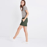 Thumbnail for your product : Madewell Scallop-Hem Pull-On Shorts