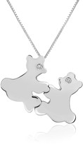Thumbnail for your product : Forzieri Diamond & 18K Gold Teddy Bears Pendant Necklace