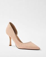 Thumbnail for your product : Ann Taylor Suede D'Orsay Pumps