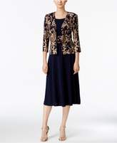 Thumbnail for your product : Jessica Howard Petite Midi Dress and Printed Jacket