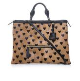 Thumbnail for your product : Burberry Big Crush heart ponyhair tote