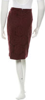 Thumbnail for your product : Burberry Lace Pencil Skirt