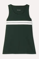 Thumbnail for your product : Tory Sport Striped Stretch-mesh Tank