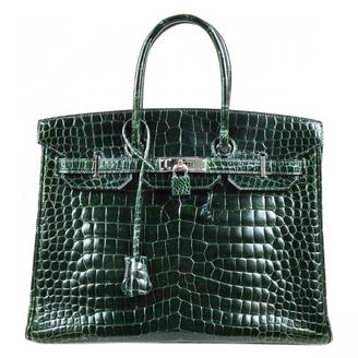 Hermes Birkin crocodile handbag