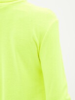 Thumbnail for your product : Batsheva Cotton-jersey Roll-neck Top - Green