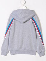 Thumbnail for your product : Msgm Kids Logo Stripe Hoodie