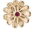 Thumbnail for your product : Barneys New York WOMEN'S RUBY DAISY STUD EARRING - GOLD