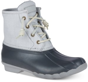 gray duck boots