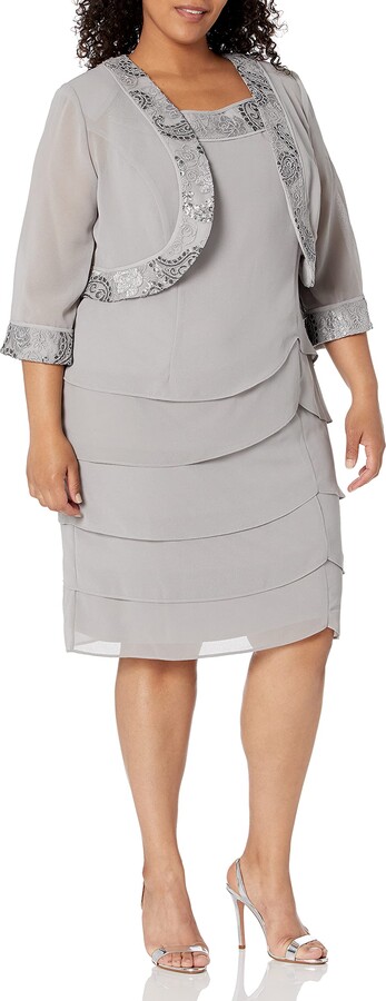 silver evening jacket womens