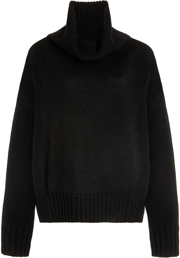one shoulder turtleneck top