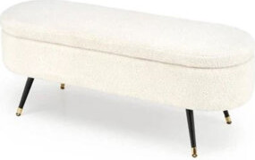 Cannon Boucle Storage Bench