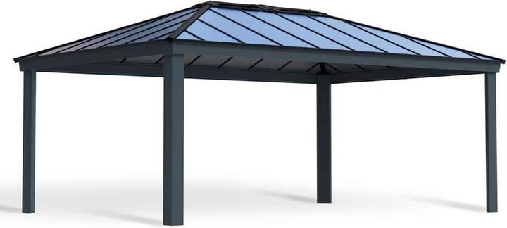CANOPIA by PALRAM Colorado 14 ft. x 20 ft. Gray/Gray Opaque Outdoor Carport