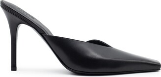 Gia Borghini 85mm Abella patent faux leather mules - ShopStyle