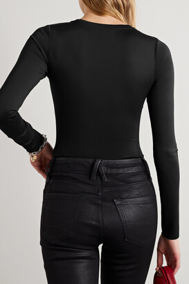 Good American Stretch-jersey Thong Bodysuit - Black - ShopStyle Shapewear