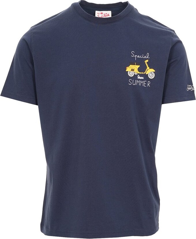 MC2 Saint Barth Graphic Printed Crewneck T-Shirt