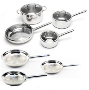 Berghoff Earthchef Boreal 11-Pc. Stainless Steel Cookware Set