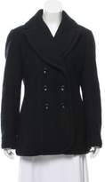 Thumbnail for your product : Burberry Wool Double-Breasted Coat Black Wool Double-Breasted Coat
