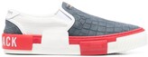 Thumbnail for your product : Hide&Jack Fuji embossed-effect slip-on sneakers