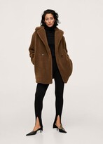 Thumbnail for your product : MANGO Faux shearling oversized coat