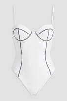 Thumbnail for your product : Onia Valerie seersucker underwired swimsuit