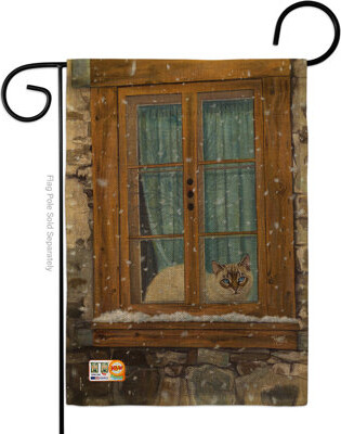 Staying Warm Pets Impressions 2-Sided Burlap 1'6.5" x 1'1" Garden Flag