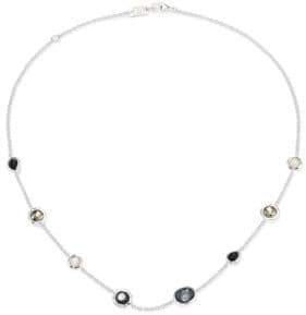 Ippolita Rock Candy Black Tie Semi-Precious Multi-Stone& Sterling Silver Mini Station Necklace