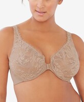 Thumbnail for your product : Glamorise Women's Full Figure Plus Size Wonderwire Front Close Stretch Lace Bra