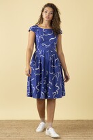 Thumbnail for your product : Emily And Fin Claudia Brushstroke Dove Dress