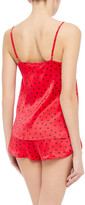 Thumbnail for your product : Stella McCartney Betty Twinkling Printed Stretch-silk Satin Pajama Shorts