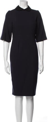 Goat Wool Midi Length Dress