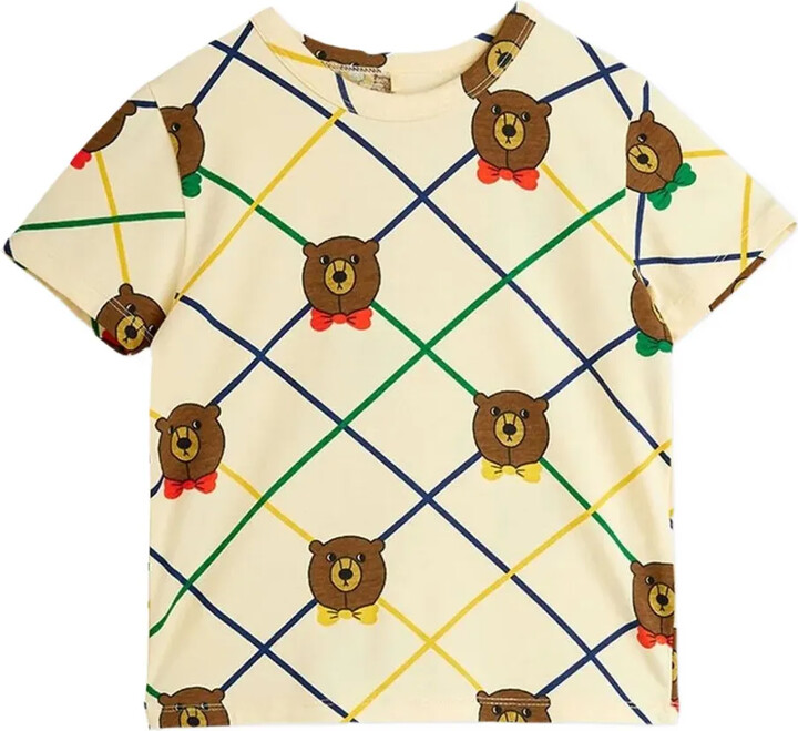 Mini Rodini bear-print T-shirt