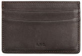 Thumbnail for your product : A.P.C. Brown Leather Card Holder