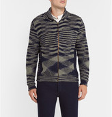 Thumbnail for your product : Missoni Striped Cashmere and Wool-Blend Cardigan