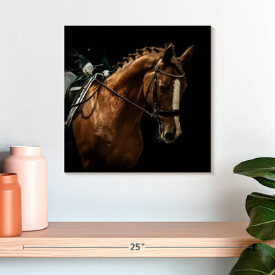 Ebern Designs Brampt Dressage Chestnut Horse