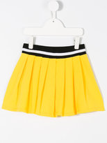 Thumbnail for your product : Moschino Kids logo print pleated skirt
