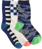 Thumbnail for your product : Camo Boys' socks three-pack