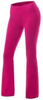Thumbnail for your product : AuntTaylor Womens Solid Fold Over Waist Lounge Flare Leg Cotton Pants L