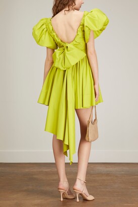Aje Gretta Bow Back Mini Dress in Green - ShopStyle