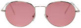 Thumbnail for your product : Gosha Rubchinskiy Silver and Pink Super Edition Wire Sunglasses