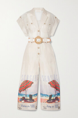 zimmermann jumpsuit white