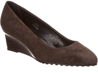 Tod's Tod’S Suede Wedge Pump