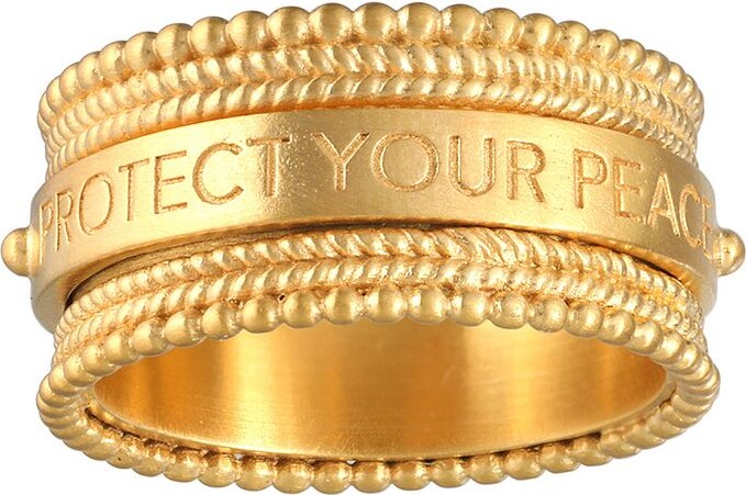 Taryn Truly Protect Your Peace Spinner Ring
