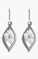 Thumbnail for your product : Lagos 'Luna Pearl' Marquise Drop Earrings
