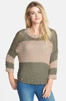 Thumbnail for your product : Vince Camuto Colorblock Loose Knit Sweater