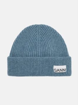 帽子 GANNI Structured Rib Beanie GANNI Structured Rib Beanie – Catfish Womens
