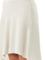 Thumbnail for your product : Vanessa Bruno Satin-crepe asymmetric skirt