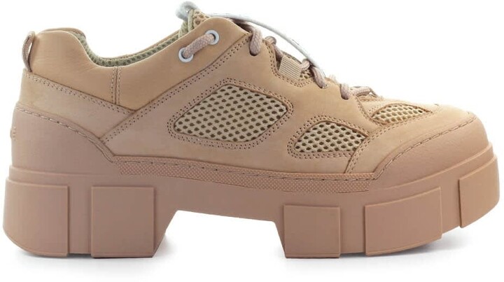 nude color sneakers